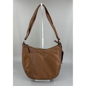 Genicci Cognac NWT Womens U-SDB153 Special Backpack/ Tote Purse; Genuine Leather